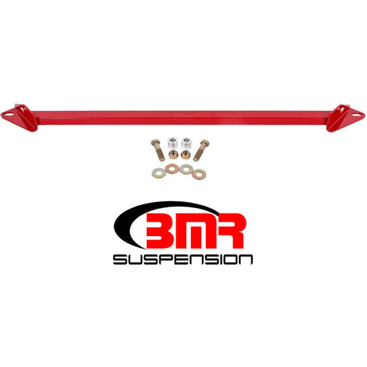 BMR 15-17 S550 Mustang Front 2-Point Subframe Chassis Brace - Red BMR Suspension Chassis Bracing