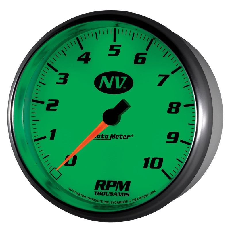 AutoMeter Gauge Tachometer 5in. 10K RPM In-Dash NV AutoMeter Gauges