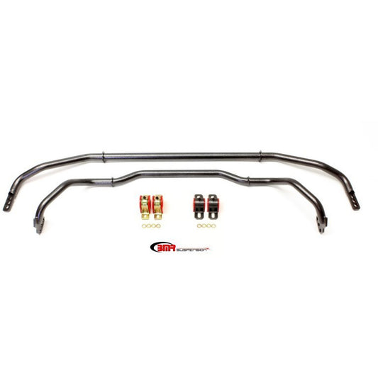 BMR 13-15 Chevrolet Camaro Front & Rear Hollow 29mm Adj. Sway Bar Kit w/ Bushings - Black Hammertone BMR Suspension Sway Bars