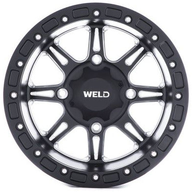 Weld UTV RF Series Cheyenne U511 15x10 Cheyenne Beadlock 4x136 5BS Satin BLK MIL Weld Wheels - Cast