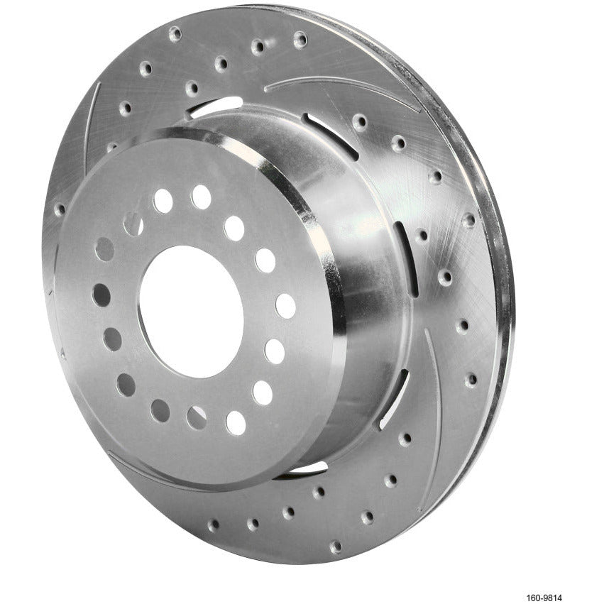 Wilwood Rotor-2.32in Offset-SRP Drill-RH 12.19 x .810 - 5 Lug Wilwood Brake Rotors - 2 Piece