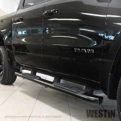 Westin 2019 Ram 1500 Crew Cab (Excl. 2019 Ram 1500 Classic) PRO TRAXX 5 Oval Nerf Step Bars - Black