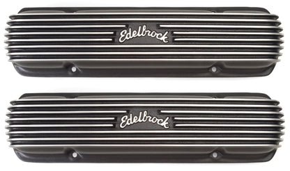 Edelbrock Valve Cover Classic Series Pontiac 1962-1979 301-455 CI V8 Black