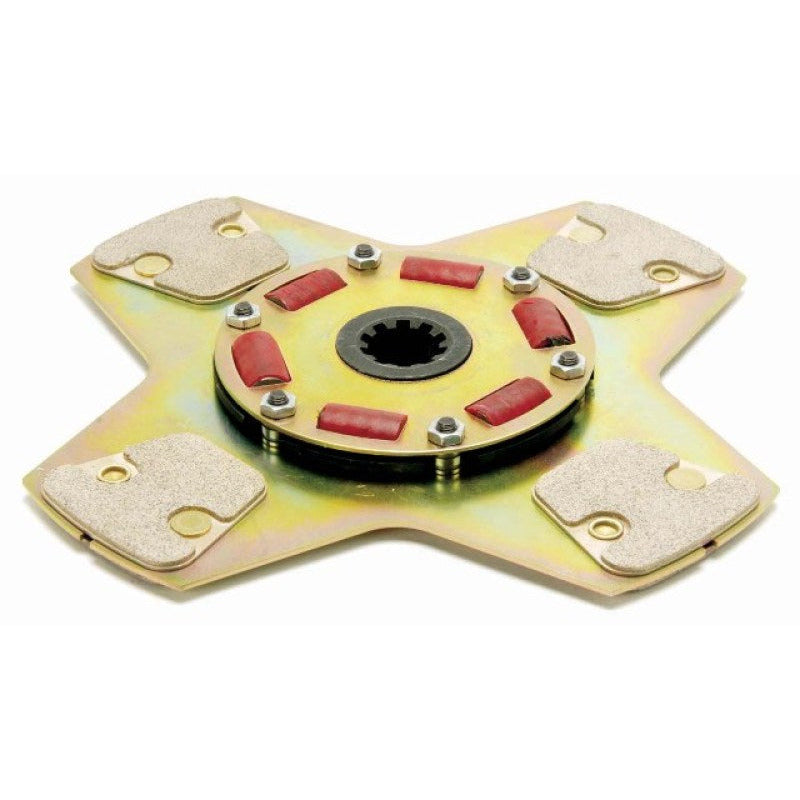 McLeod Disc Racing Only Sprung Hub Flat 4 Paddle 10.5in X 1 X 10 Spline McLeod Racing Clutch Discs