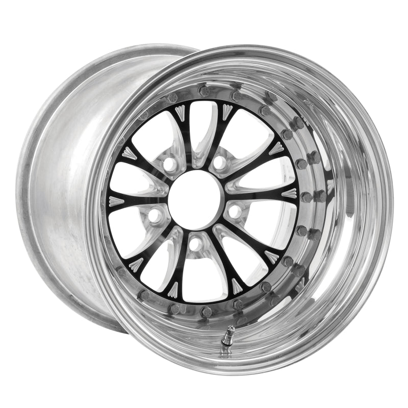 Weld Vitesse 15x10 / 5x4.75 BP / 3.5in. BS Black Wheel - Non-Beadlock Weld Wheels - Forged