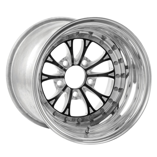 Weld Vitesse 15x10 / 5x4.5 BP / 5.5in. BS Black Wheel - Non-Beadlock Weld Wheels - Forged