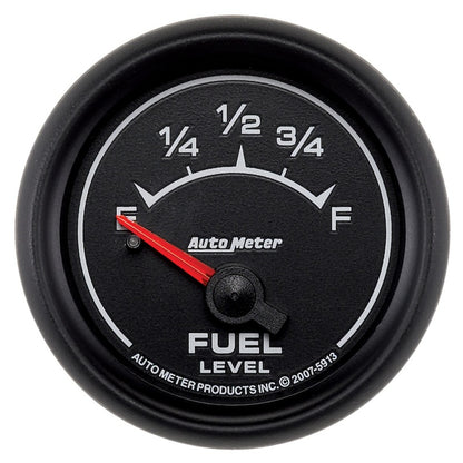 AutoMeter Gauge Fuel Level 2-1/16in. 0 Ohm(e) to 90 Ohm(f) Elec Es AutoMeter Gauges