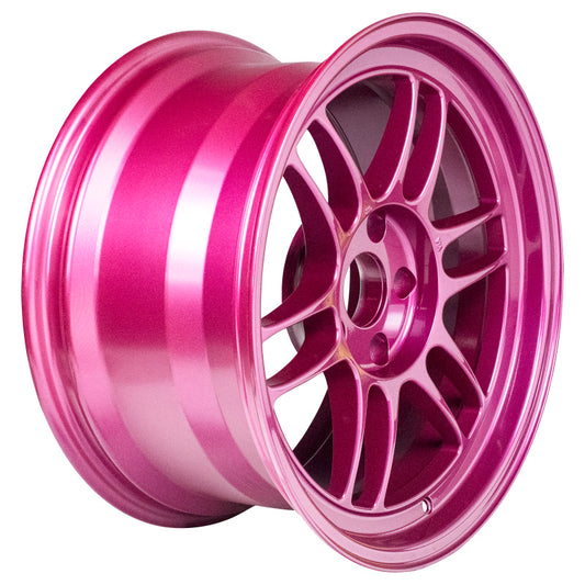 Enkei RPF1 17x9 5x114.3 22mm Offset 73mm Bore Magenta Wheel Enkei Wheels - Cast