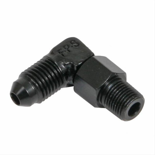 Fragola -6AN x 1/8 NPT 90 Degree Swivel - Black