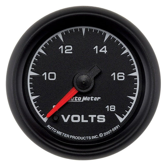 Autometer ES 2-1/16in 18V Digital Stepper Motor Voltmeter AutoMeter Gauges