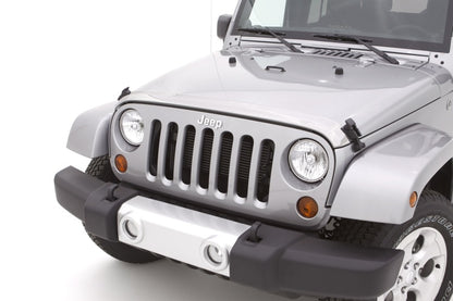 AVS 2018+ Jeep Wrangler (JL) 2dr/4dr Aeroskin Low Profile Hood Shield - Chrome