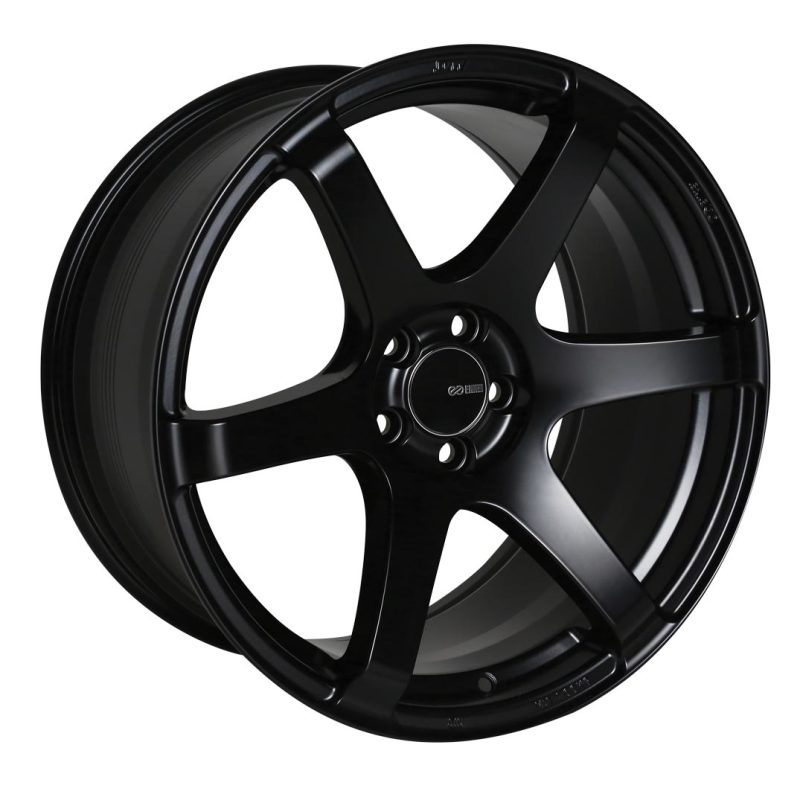 Enkei T6S 17x8 45mm Offset 5x112 Bolt Pattern 72.6 Bore Matte Black Wheel Enkei Wheels - Cast