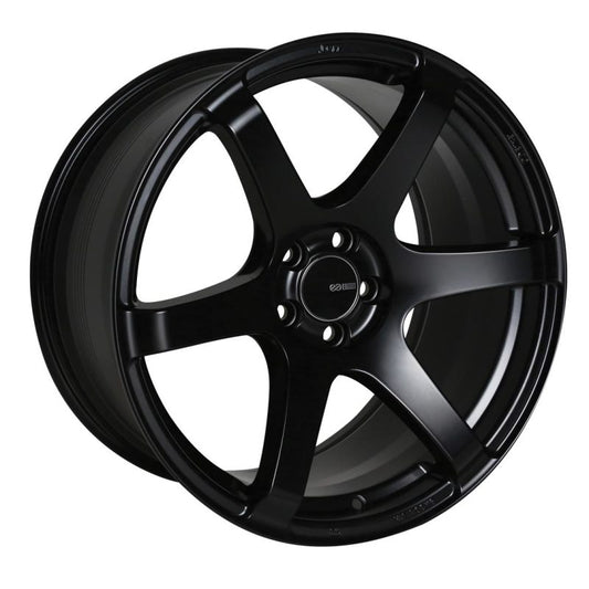 Enkei T6S 17x8 45mm Offset 5x100 Bolt Pattern 72.6 Bore Matte Black Wheel Enkei Wheels - Cast