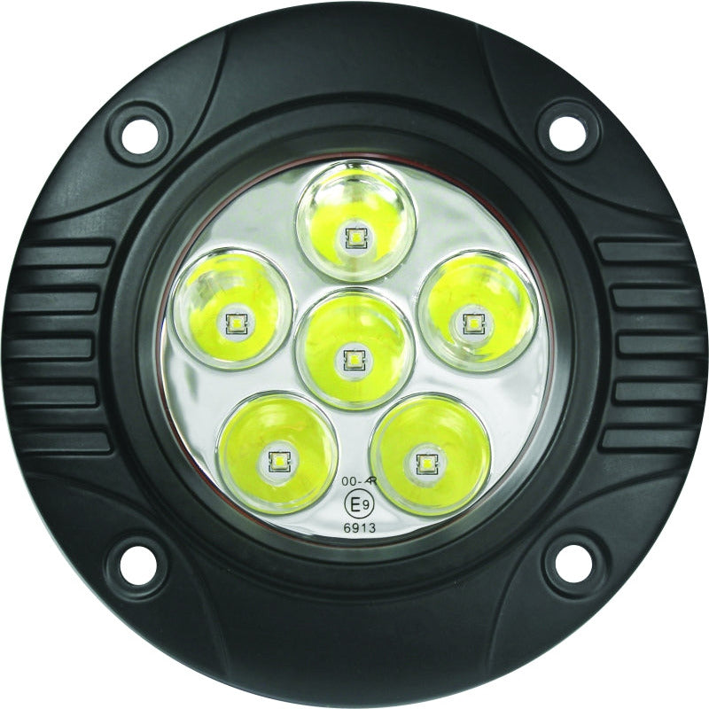 Hella Value Fit 90mm 6 LED Light - FLSH Off Road Spot Light Hella Light Bars & Cubes