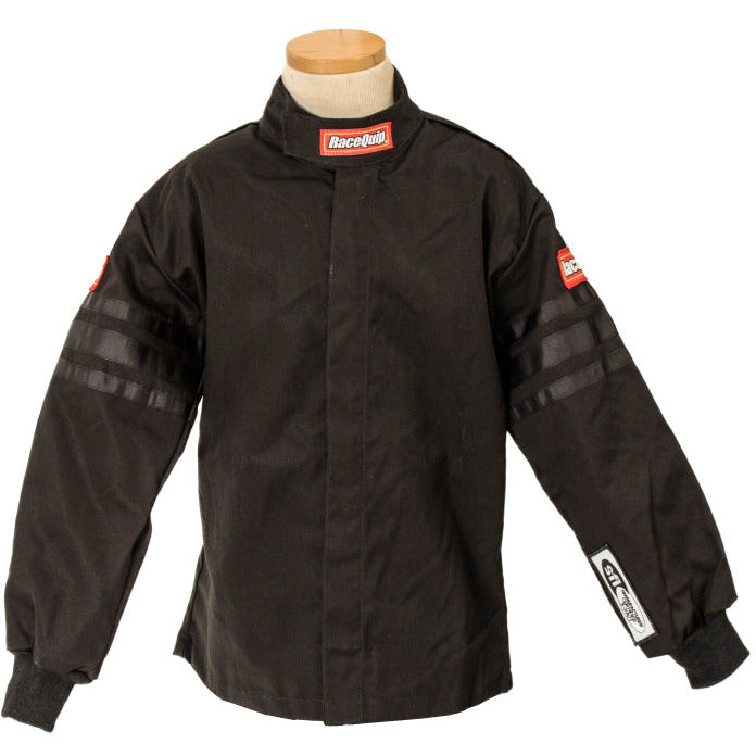 RaceQuip Black Trim SFI-1 JR. Jacket - KXXS Racequip Racing Jackets