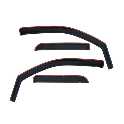 Westin 2007-2011 Dodge Nitro Wade In-Channel Wind Deflector 4pc - Smoke