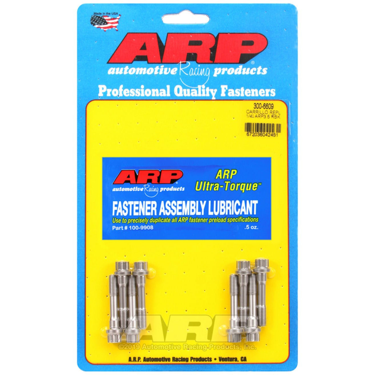 ARP Carrillo Replacement ARP3.5 Rod Bolt Kit ARP Rod Bolt Kits