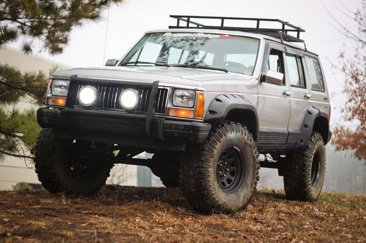 Rugged Ridge Fender Flare Kit 4-Door 84-01 Jeep Cherokee Rugged Ridge Fender Flares