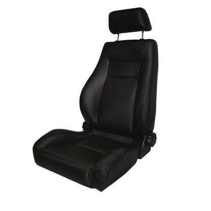 Rugged Ridge Ultra Front Seat Reclinable Black 76-02 Jeep CJ / Jeep Wrangler Rugged Ridge Seats