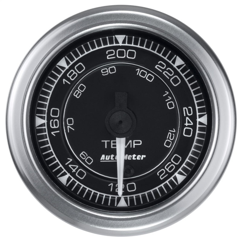 Autometer Chrono 2-1/16in 120-280 Degree Temperature Gauge AutoMeter Gauges
