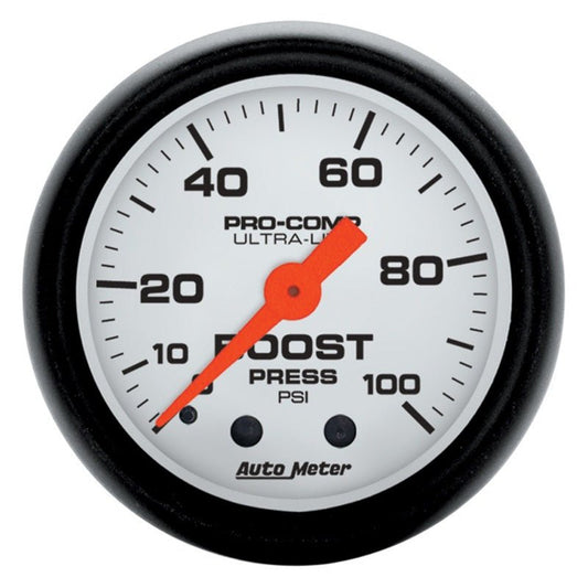 Autometer Phantom 2 1/16in 100psi Mechanical Boost Gauge AutoMeter Gauges