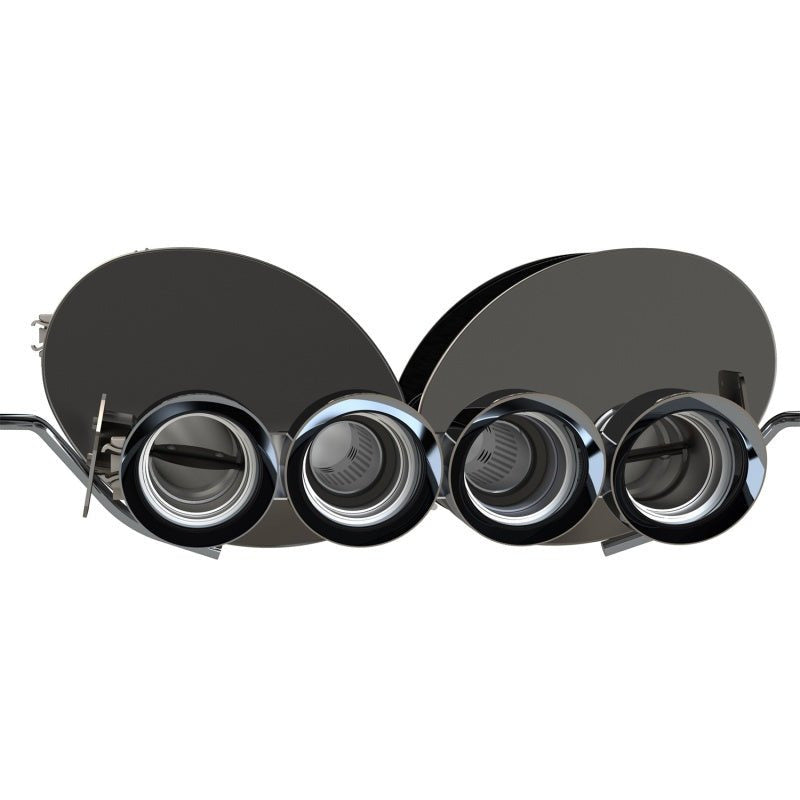 Corsa 2014-2019 Chevrolet Corvette C7 Z06 6.2L 2.75in Xtreme Axle-Back w/ Dual NPP & Quad Black Tips CORSA Performance Axle Back