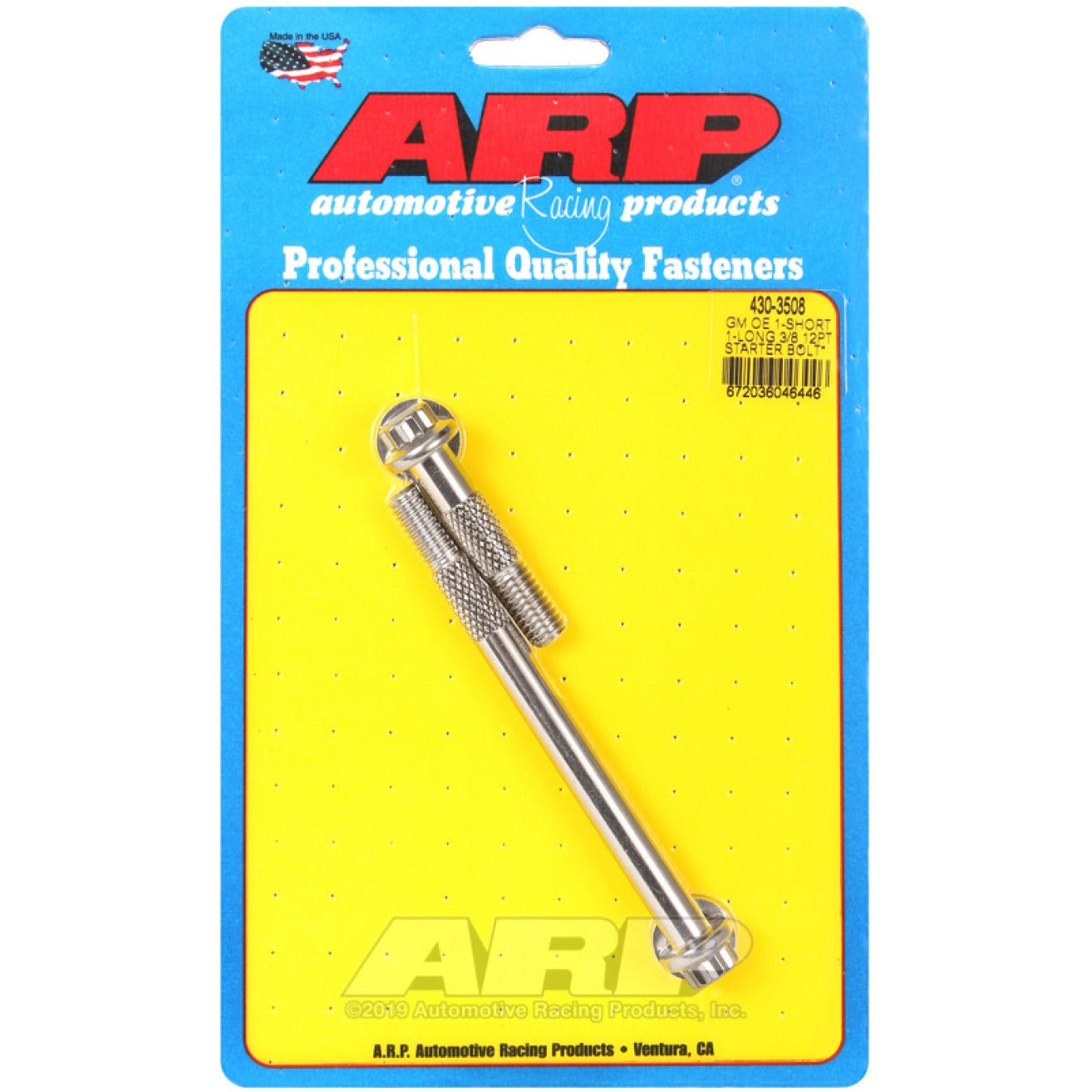 ARP GM 3/8 X 1.975/4.660in 12pt SS Starter Bolt Kit ARP Hardware Kits - Other