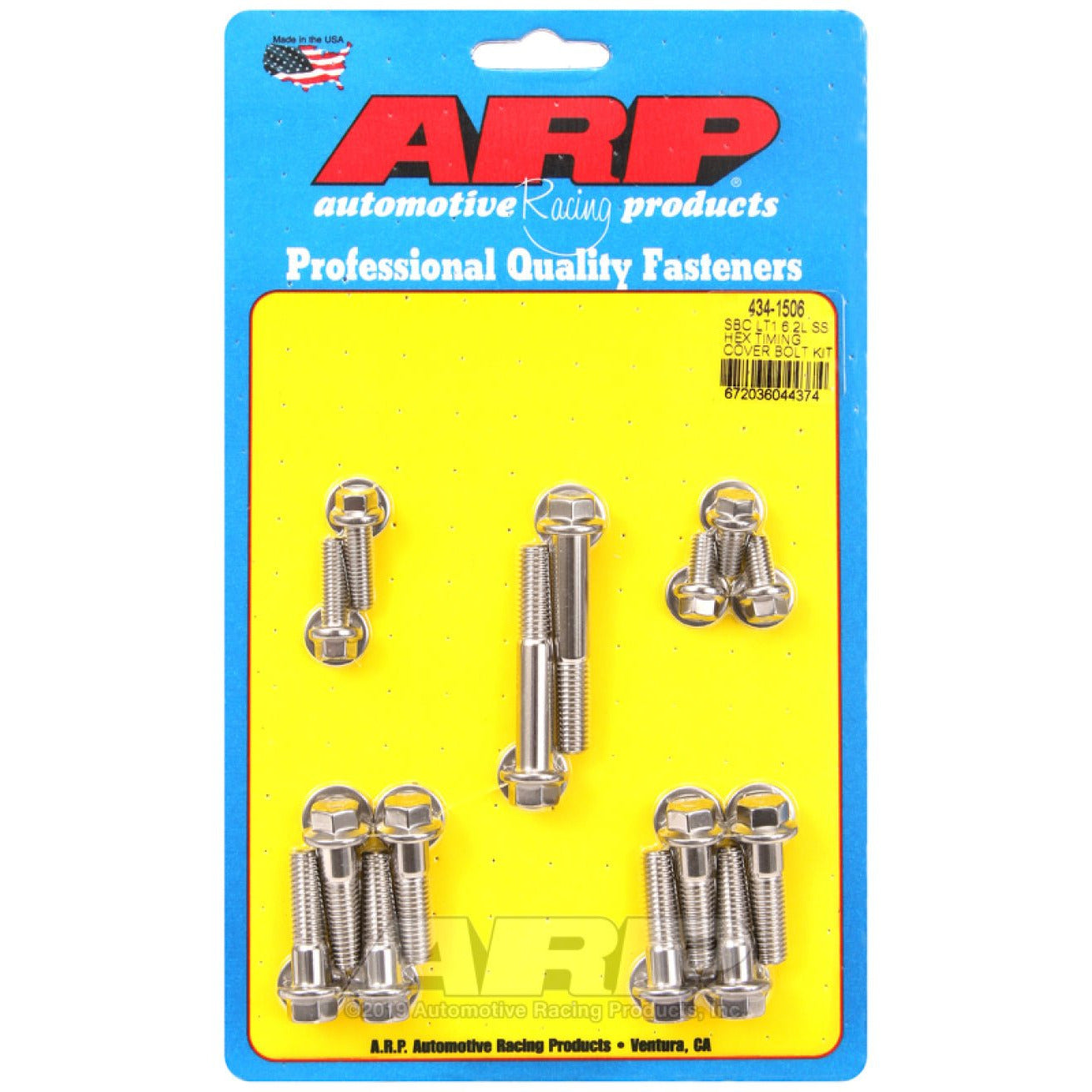 ARP LT1 6.2L SS Hex Timing Cover Bolt Kit ARP Hardware Kits - Other
