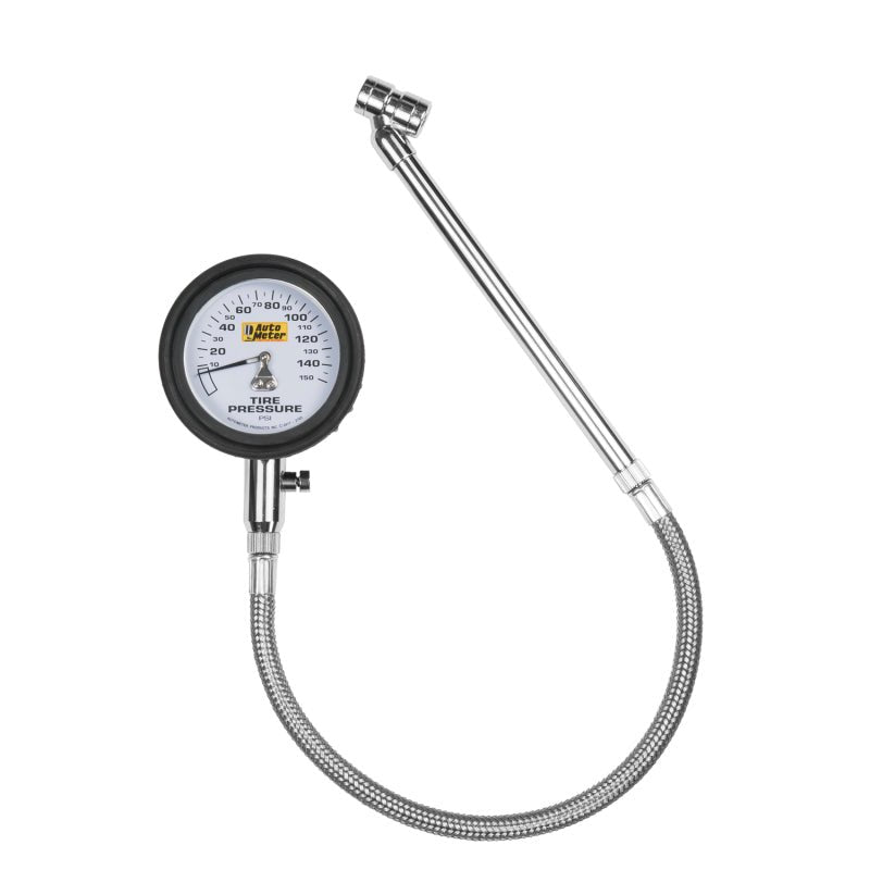 Autometer 150 PSI Analog Tire Pressure Gauge AutoMeter Gauges