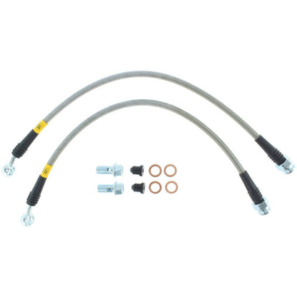 StopTech 97-03 Chevrolet Corvette Stainless Steel Front Brake Line Kit Stoptech Brake Line Kits