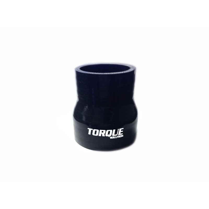 Torque Solution Transition Silicone Coupler: 2 inch to 2.5 inch Black Universal Torque Solution Silicone Couplers & Hoses