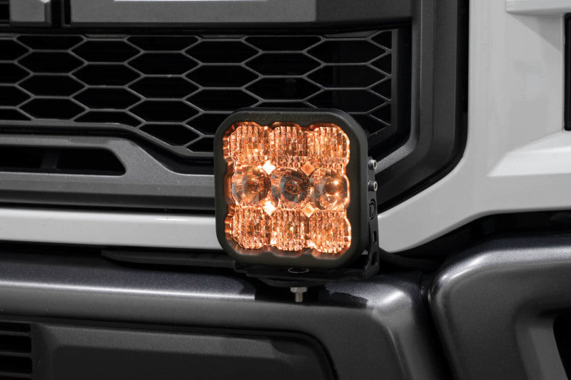 Diode Dynamics 17-20 Ford Raptor SS5 Bumper LED Pod Light Kit Sport - White Driving