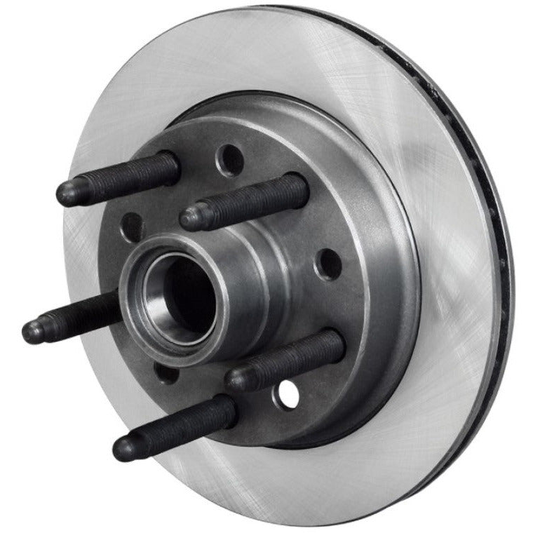 Wilwood Rotor-Vented w/ Hub & Long Studs 10.15. x 0.81 - 5 on 5.00in-Hybrid Wilwood Brake Rotors - 2 Piece