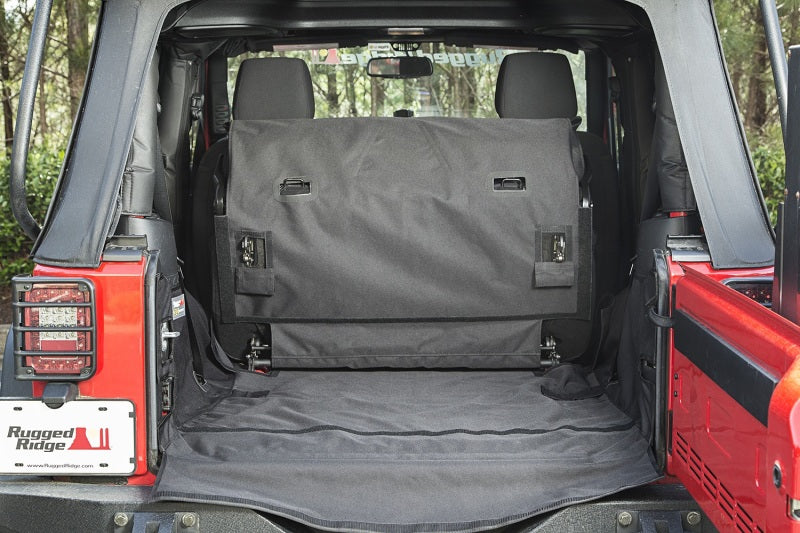 Rugged Ridge C3 Cargo Cover W/O Subwoofer 07-18 Jeep Wrangler JK 2 Door Rugged Ridge Car Covers