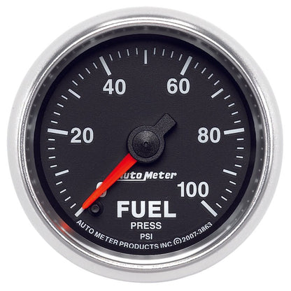 Autometer GS 0-100 PSI Full Sweep Electronic Fuel Pressure Gauge AutoMeter Gauges