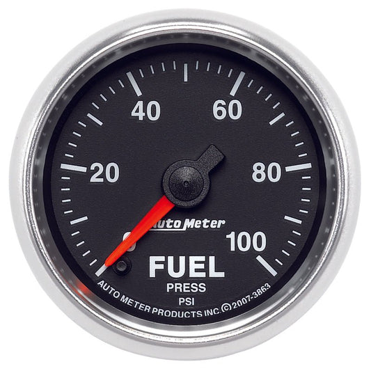 Autometer GS 0-100 PSI Full Sweep Electronic Fuel Pressure Gauge AutoMeter Gauges
