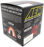 AEM Dryflow Air Filter Conical 5.5in Base OD x 4.75in Top OD x 5in Height