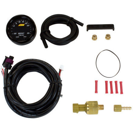 AEM X-Series Boost Pressure -30inHg 35psi Gauge AEM Gauges
