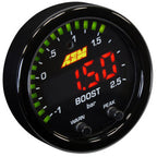 AEM X-Series Boost Pressure -30inHg 35psi Gauge AEM Gauges
