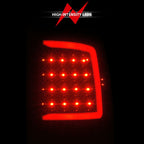 ANZO 09-18 Dodge Ram 1500 Full LED Taillights w/ Sequential Black Housing/Clear Lens