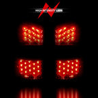 ANZO 2000-2006 Chevrolet Suburban LED Taillights Red/Clear