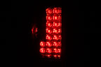 ANZO 2005-2008 Nissan Frontier LED Taillights Red/Clear