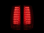 ANZO 2007-2014 Chevrolet Suburban LED Taillights Red/Clear G4