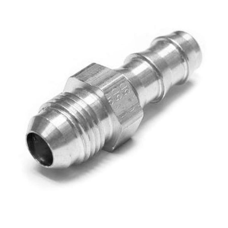 ATP 3/8in Pushlock Barb to 6AN Flare, Male to Male, Straight Terminator Adapter Fitting ATP Fittings