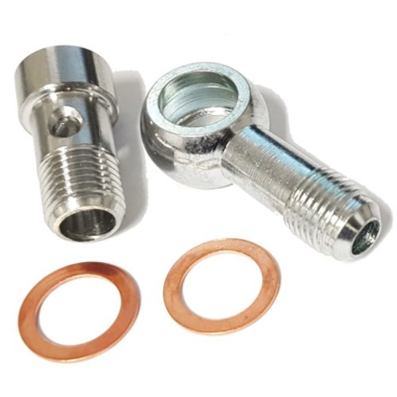 ATP Banjo Fitting/Bolt 14mm Banjo Fitting w/ -6AN Male Flare & 14mm Banjo Allen Bolt (14mm X 1.5) ATP Fittings