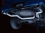 AWE Tuning 0FG 21+ Ford F150 Dual Split Rear Exhaust - 5in Chrome Silver Tips