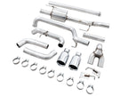 AWE Tuning 0FG 21+ Ford F150 Dual Split Rear Exhaust - 5in Chrome Silver Tips