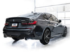AWE Tuning 19-23 BMW 330i / 21-23 BMW 430i Base G2X Touring Axle-Back Exhaust - Chrome Silver