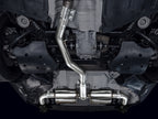 AWE 19-23 BMW 330i / 21-23 BMW 430i Base G2X Touring (Excl. Conv) Axle-Back Exhaust - Diamond Black