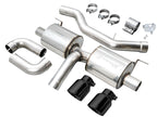 AWE 19-23 BMW 330i / 21-23 BMW 430i Base G2X Touring (Excl. Conv) Axle-Back Exhaust - Diamond Black